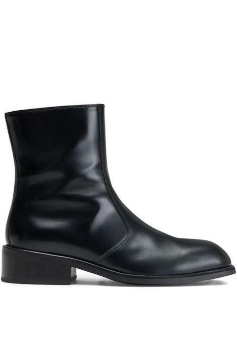 zipped boots man black LEMAIRE | FO0236 LL0157BK999